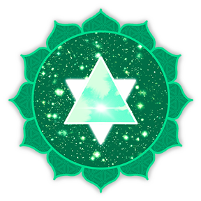 Heart Chakra (Anahata) Kiss-Cut Sticker